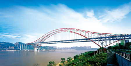 世界第一拱橋重慶朝天門(mén)長(zhǎng)江大橋建成通車<STRONG></STRONG>