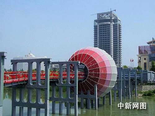 江蘇淮安所建南北分界線標(biāo)志對外開放