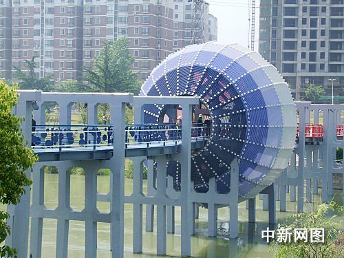 江蘇淮安所建南北分界線標(biāo)志對外開放