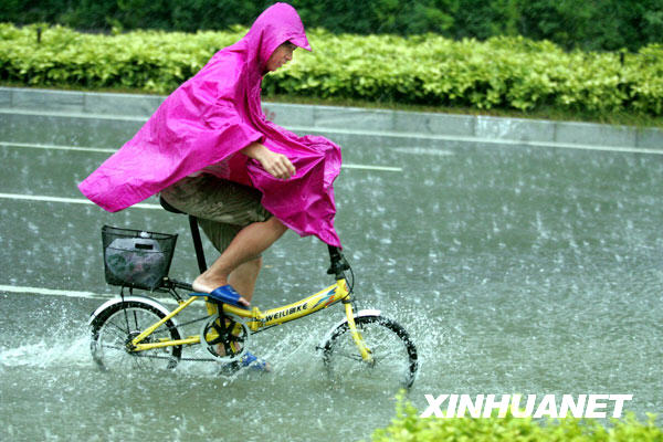 暴雨過(guò)后 街道成澤國(guó)[組圖]