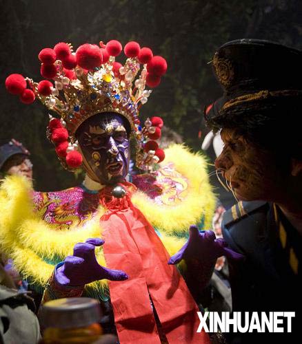 香港海洋公園“游魂野鬼”為萬圣節(jié)預熱(組圖)