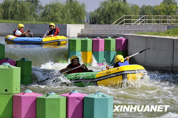 北京順義奧林匹克水上公園推出激流回旋漂流[圖]