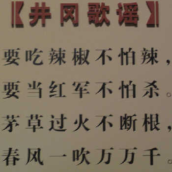 在“井岡歌謠”中感受宣傳藝術(shù)