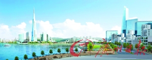 珠海擬建680米高樓與澳門觀光塔相對