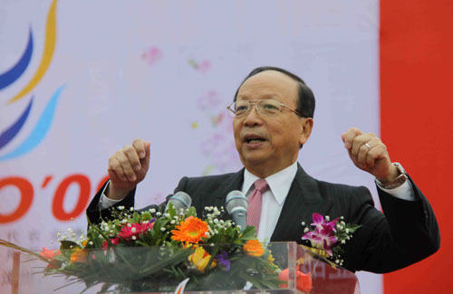 中國國民黨副主席蔣孝嚴：造福于兩岸農業(yè)生產者