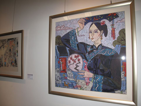 《人文北京•百年四合院——翟鷹畫展》開幕