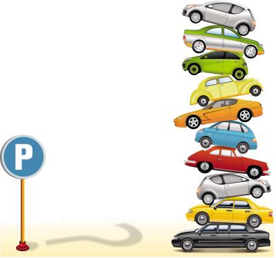 隨著汽車(chē)時(shí)代的來(lái)臨“搶車(chē)位大戰(zhàn)”開(kāi)始上演