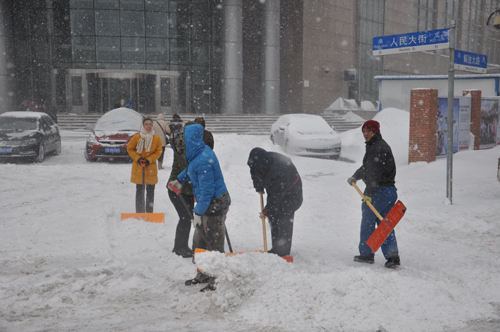 長(zhǎng)春降暴雪