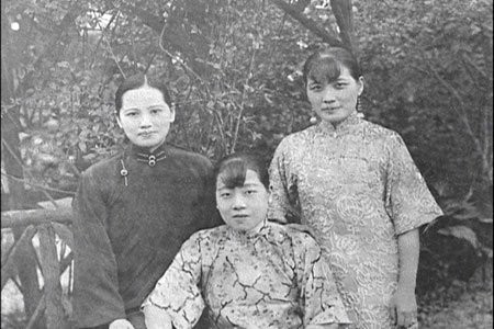 罕見！宋氏三姐妹少女時期合影