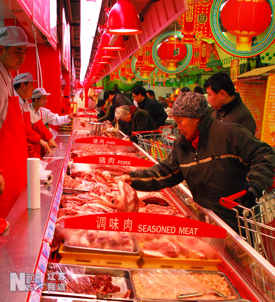 江蘇省蔬菜、豬肉等價格小幅上漲