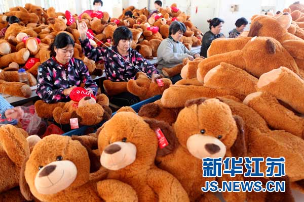 江蘇贛榆玩具企業(yè)迎來新年商機(jī)