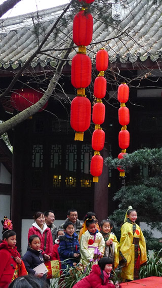 草堂詩童成為“人日”活動亮點(diǎn)