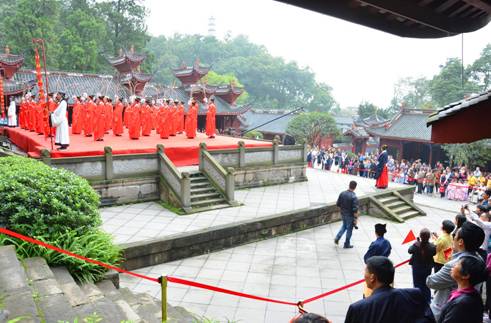 都江堰文廟舉行祭孔大典 恢復傳統禮儀