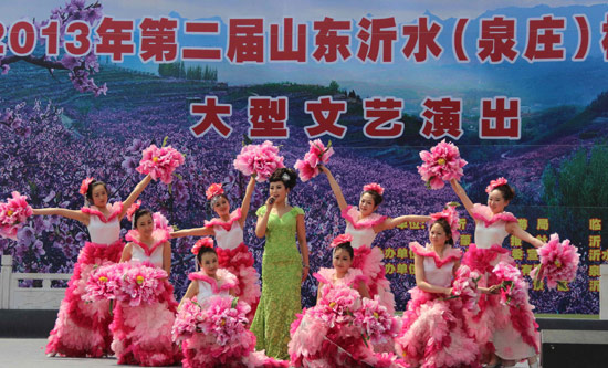 山東沂水鄉(xiāng)村旅游活動啟動 賞萬畝桃花訪千古紀王城