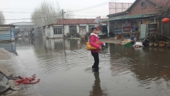 濟南一條10米寬馬路逢雨必淹 市民調(diào)侃“來看海”
