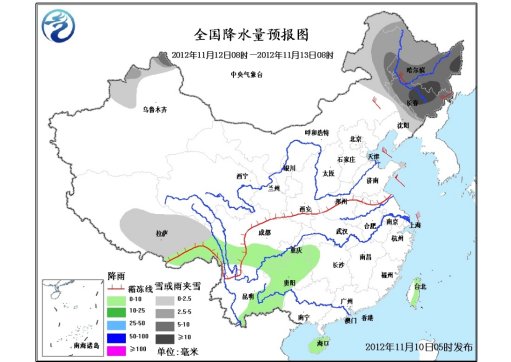 暴雪寒潮大風(fēng)預(yù)警齊發(fā) 我國多地再遇大范圍雨雪