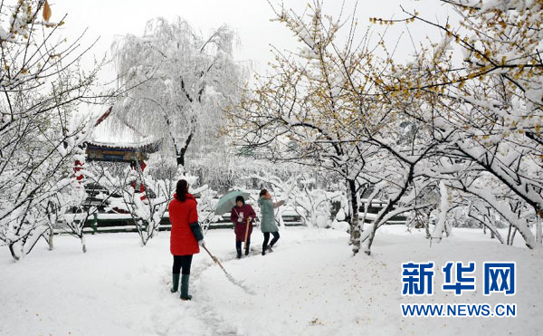 大雪侵襲致安徽30萬(wàn)余人受災(zāi) 90間房屋倒塌