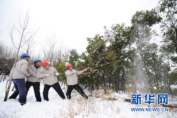 大雪侵襲致安徽30萬(wàn)余人受災(zāi) 90間房屋倒塌