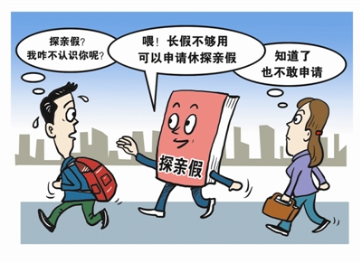 探親假規(guī)定出臺32年處境尷尬 九成職工不知情