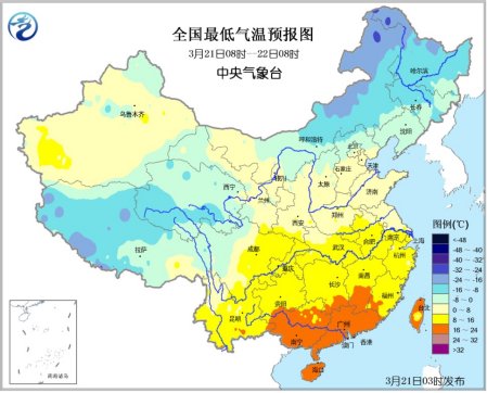 未來三天北方多冷空氣 江南華南局地有強(qiáng)對(duì)流天氣