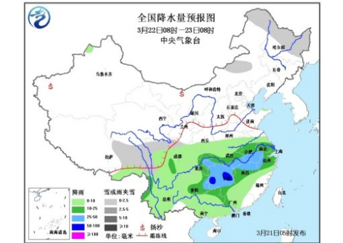 未來三天北方多冷空氣 江南華南局地有強(qiáng)對(duì)流天氣