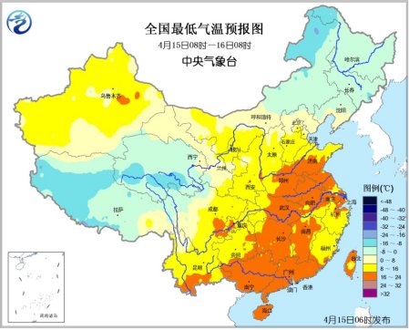 東北地區(qū)持續(xù)低溫天氣 江南中北部有較強(qiáng)降水