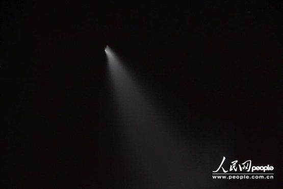 我國多地出現(xiàn)UFO 網(wǎng)友分析疑是反導(dǎo)試驗(yàn)（圖）