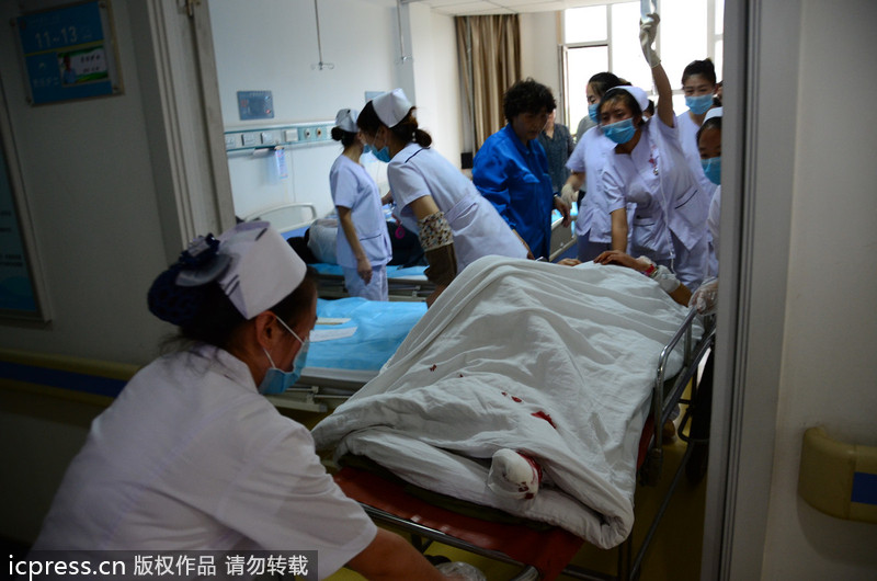 蘭州一客車發(fā)生側(cè)翻 致5死14傷