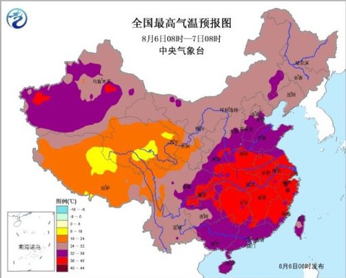 南方迎今年來最強(qiáng)高溫 未來3天8省份將達(dá)41℃