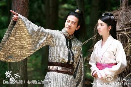 “蘭陵王”馮紹峰林依晨幕后賣(mài)萌耍帥 吻戲曝光