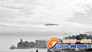 鼓浪嶼上空現(xiàn)海市蜃樓 專(zhuān)家：疑是平流霧造成錯(cuò)覺(jué)