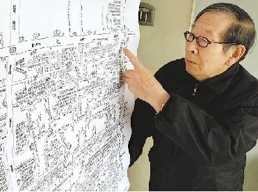 83歲老人花23年時(shí)間畫下北京老胡同(圖)