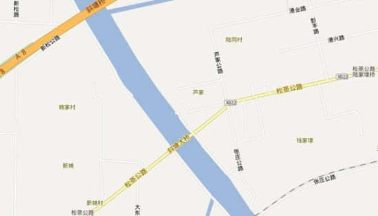 上海松江斜塘大橋被撞橋墩開裂 雙向道路已封閉
