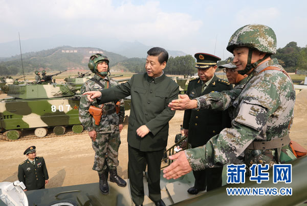 習(xí)近平在廣州戰(zhàn)區(qū)考察時(shí)強(qiáng)調(diào) 堅(jiān)持富國(guó)和強(qiáng)軍相統(tǒng)一 努力建設(shè)鞏固國(guó)防和強(qiáng)大軍隊(duì)