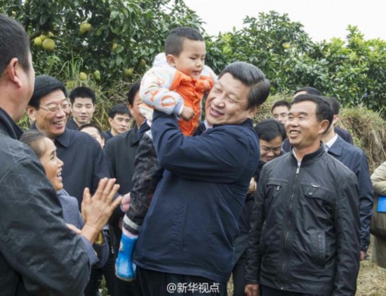 習(xí)近平赴湘西調(diào)研扶貧攻堅（圖）
