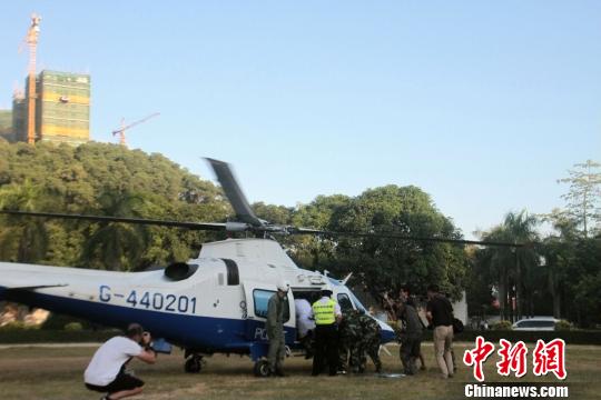 深港珠澳首次聯(lián)合舉行醫(yī)療救援演練 直升機參與