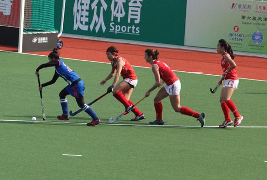 東亞運(yùn)動(dòng)會(huì)女子曲棍球中華臺(tái)北4:2戰(zhàn)勝中國(guó)香港