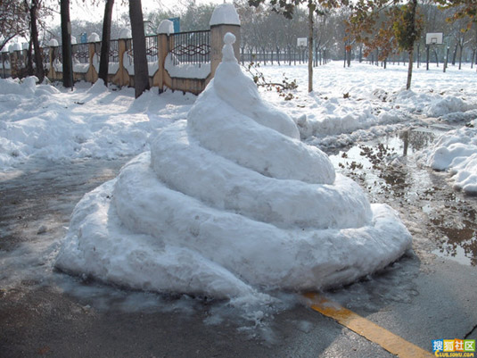 下雪啦！看看堆雪人的N種方法