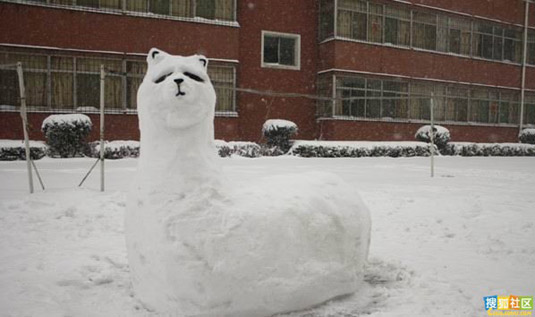 下雪啦！看看堆雪人的N種方法