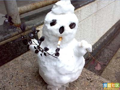 下雪啦！看看堆雪人的N種方法