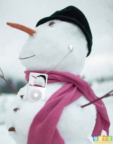 下雪啦!看看堆雪人的N種方法