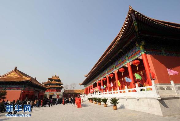 華西村博物館建成 1比1復(fù)制故宮古建
