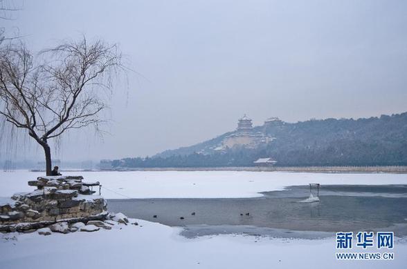 雪后頤和園銀裝素裹美不勝收