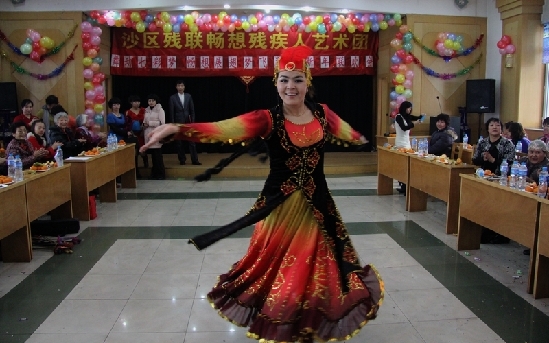 烏魯木齊市沙區(qū)暢想殘疾人藝術(shù)團(tuán)昨舉辦成立五周年暨迎新年聯(lián)歡會(huì)