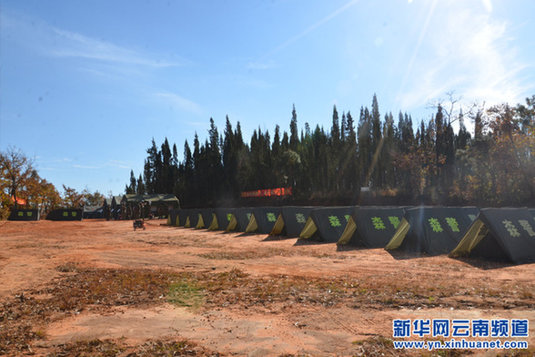 武警云南省森林總隊500新兵野營拉練迎戰(zhàn)森林防火期