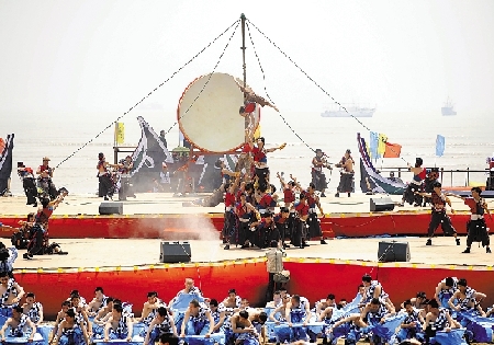 浙江首屆海洋運(yùn)動會開幕