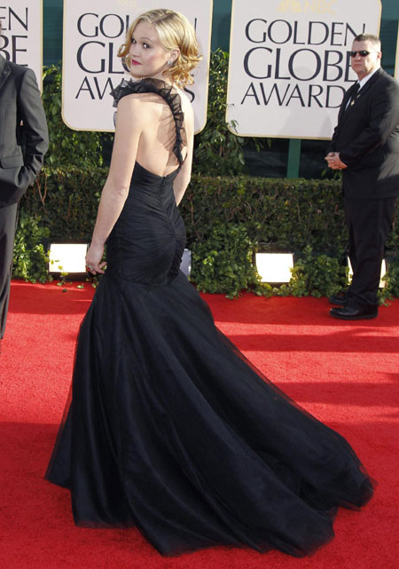 Julia Stiles at 68th annual Golden Globes Awards