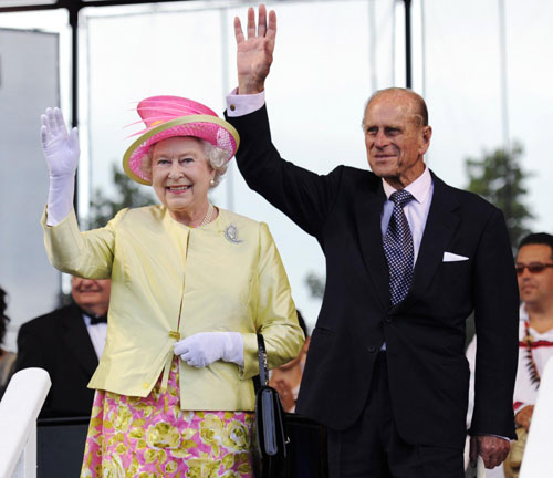 Britain's Queen Elizabeth at Canada