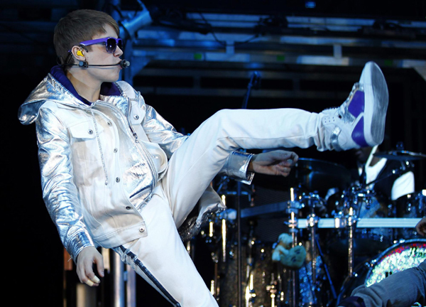 Justin Bieber's concert at the Sportpaleis in Antwerp