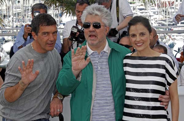 A photocall for film 'La Piel Que Habito' in competition at 64th Cannes Film Festival